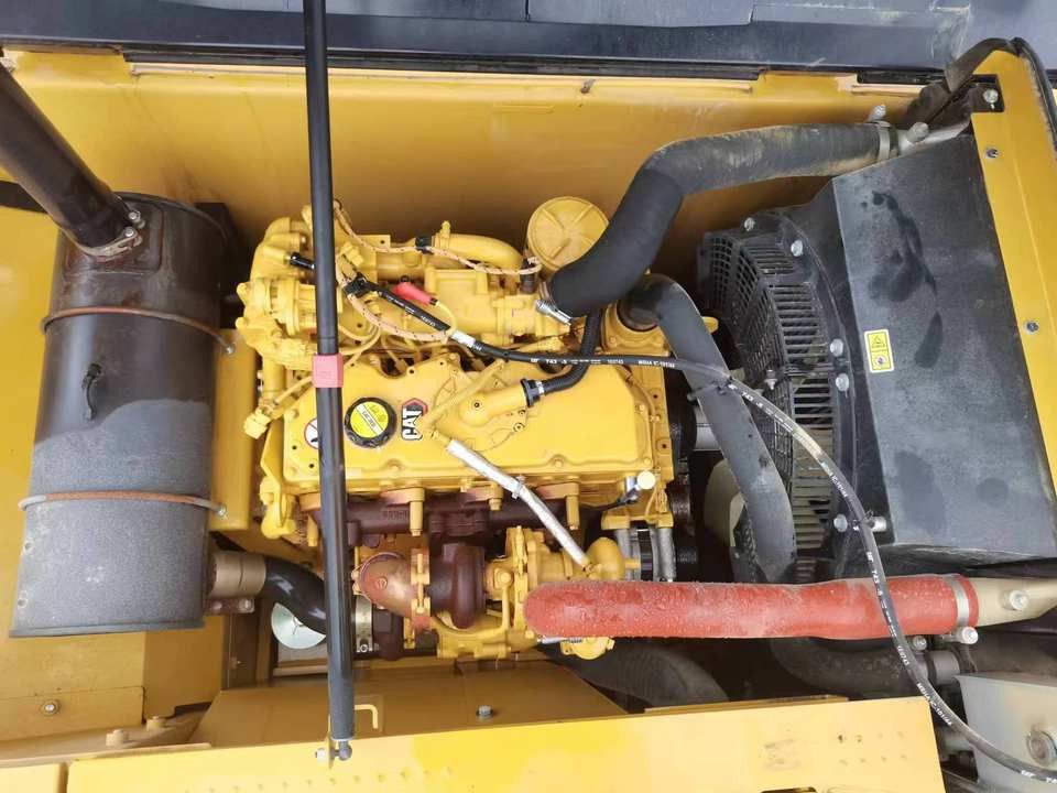2021 Caterpillar 323 crawler excavator engine compartment view