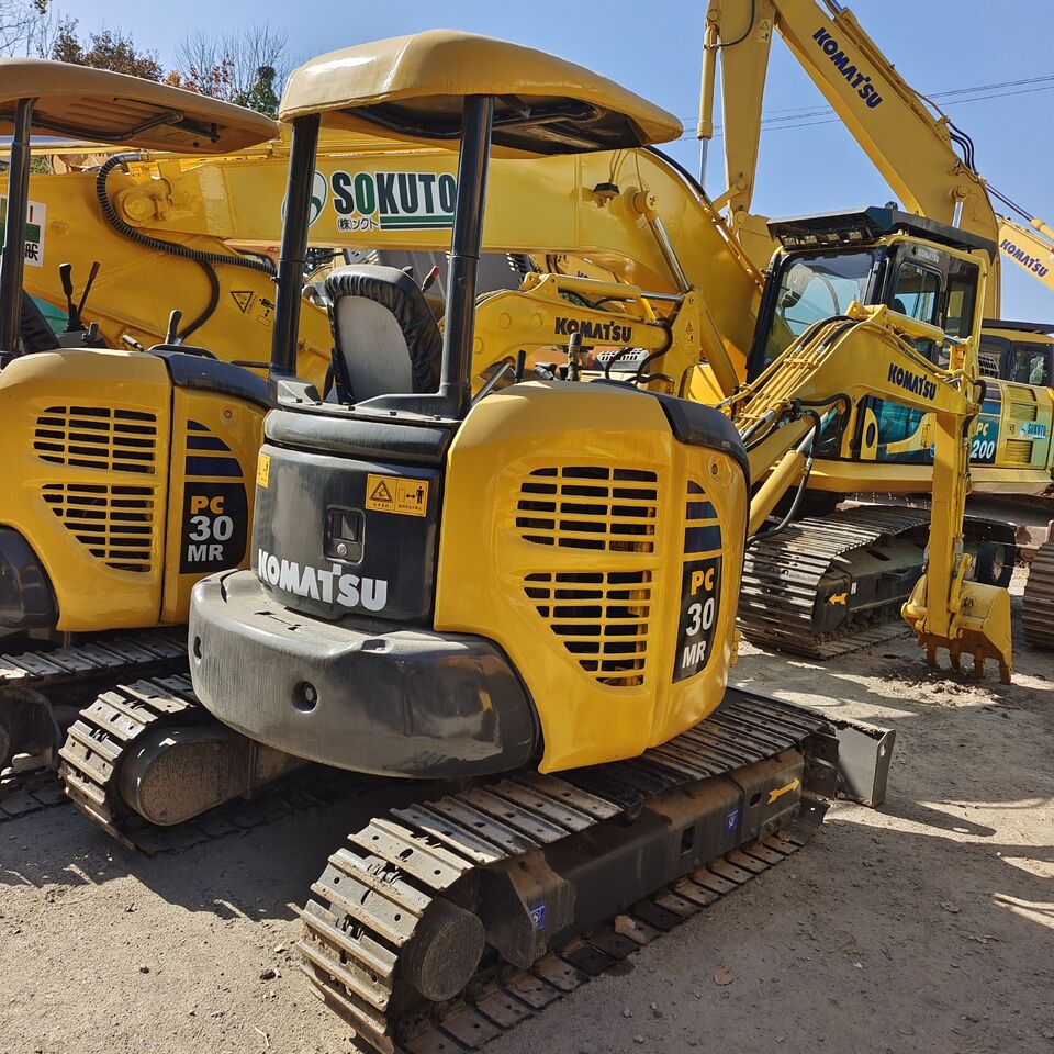 2006 Komatsu PC30 MR crawler excavator, rear three-quarter view