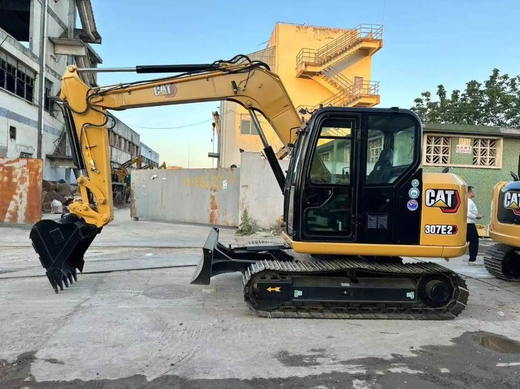 2023 Caterpillar 307E2 mini excavator side view 2023 Caterpillar 307E2 mini excavator side view