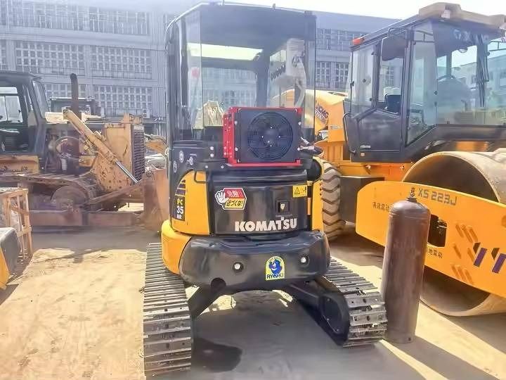 2023 Komatsu PC35 MR mini excavator rear view 2023 Komatsu PC35 MR mini excavator rear view