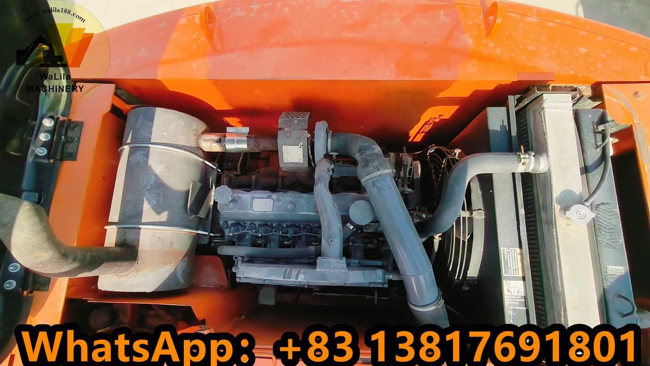 2022 Doosan DH225 crawler excavator engine compartment view