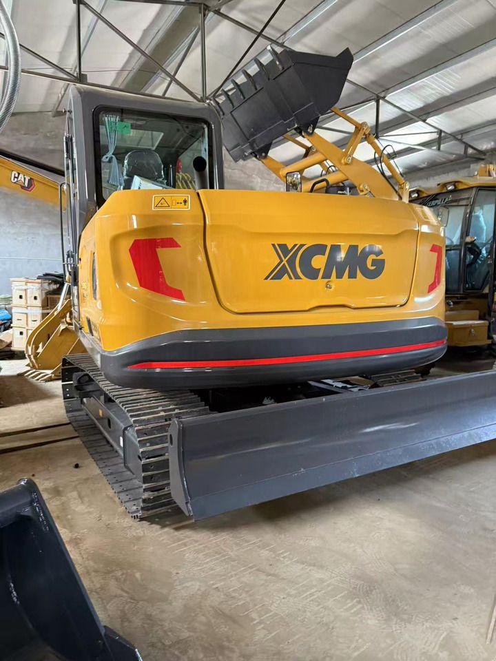 2025 XCMG XE75GA mini excavator rear view