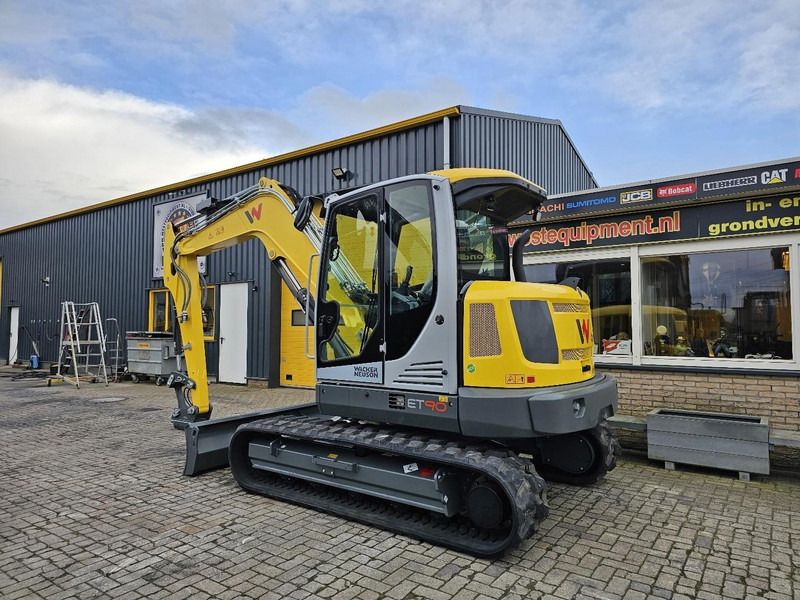 2023 Wacker Neuson ET90 crawler excavator, rear three-quarter view 2023 Wacker Neuson ET90 crawler excavator, rear three-quarter view