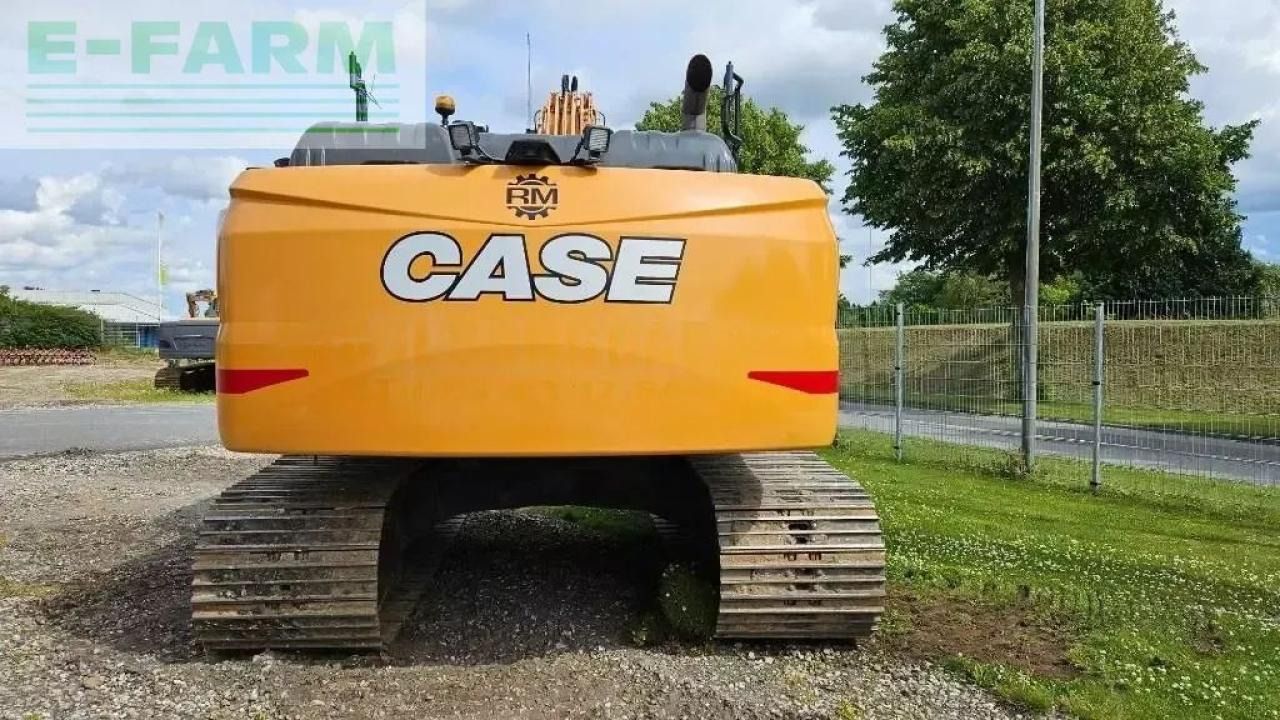2022 CASE CX210E crawler excavator, rear view 2022 CASE CX210E crawler excavator, rear view