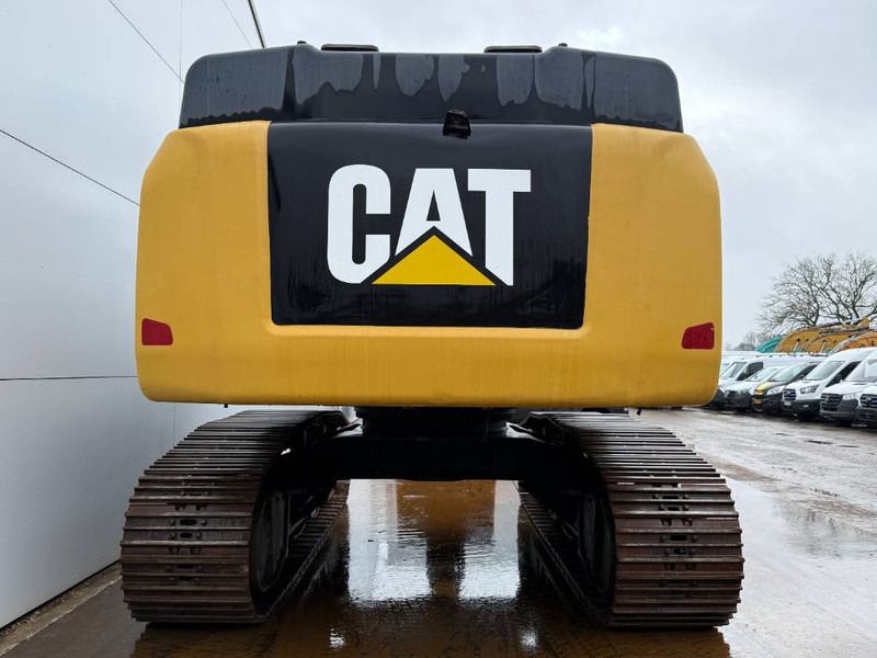 2013 Caterpillar 349EL crawler excavator, rear view