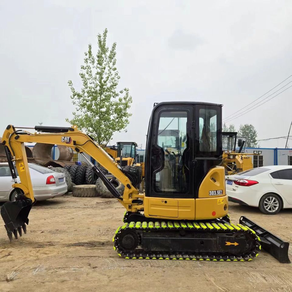 2023 Caterpillar 303.5E2 mini excavator, side view 2023 Caterpillar 303.5E2 mini excavator, side view