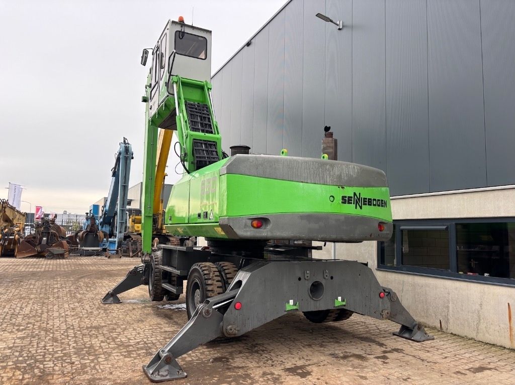 2009 Sennebogen 830M material handler rear view 2009 Sennebogen 830M material handler rear view