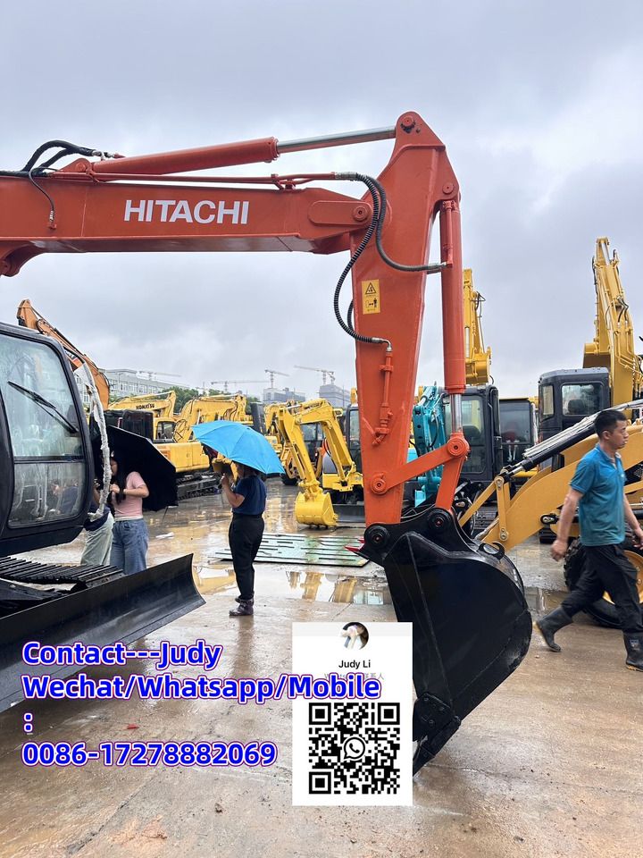 Hitachi ZX70 mini excavator side view