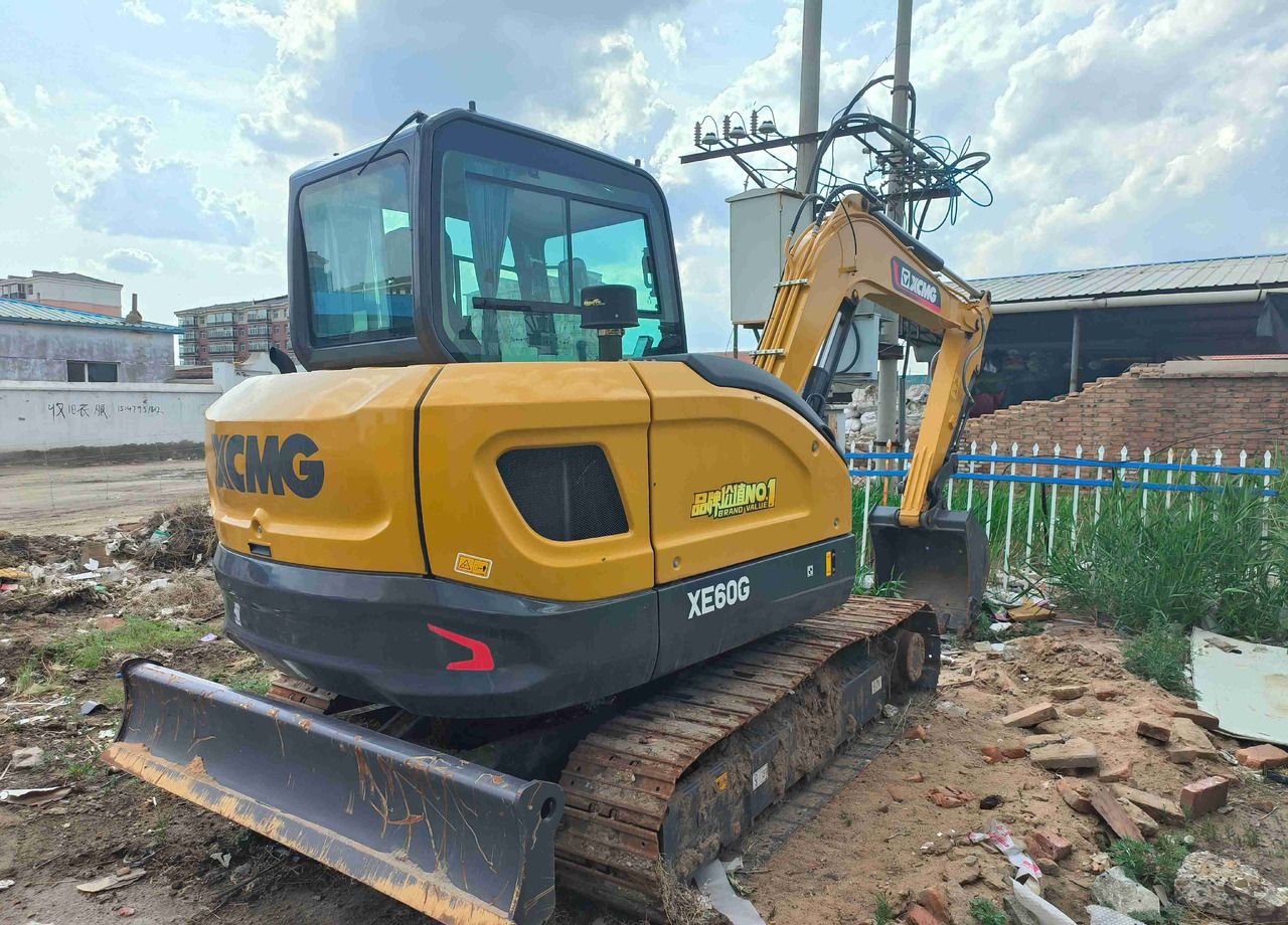 2024 XCMG XE60G crawler excavator, rear three-quarter view 2024 XCMG XE60G crawler excavator, rear three-quarter view