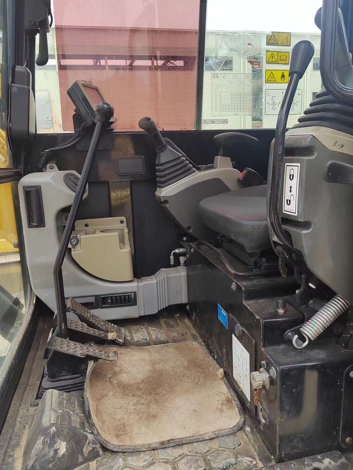 2021 Caterpillar 305.5E2 mini excavator interior cab view