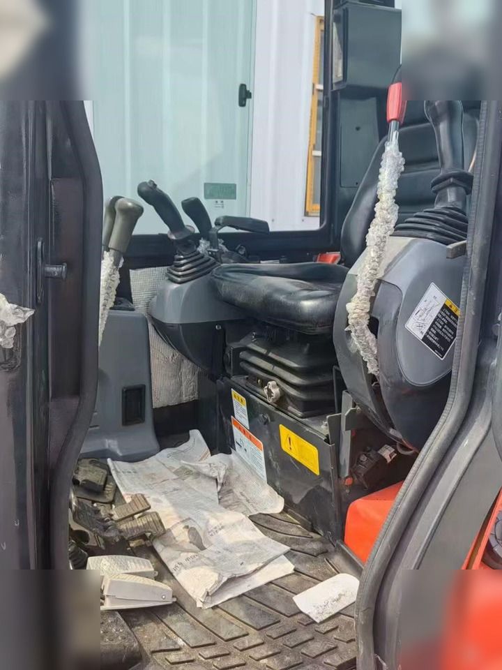 2023 Kubota KX165-5 mini excavator interior view 2023 Kubota KX165-5 mini excavator interior view
