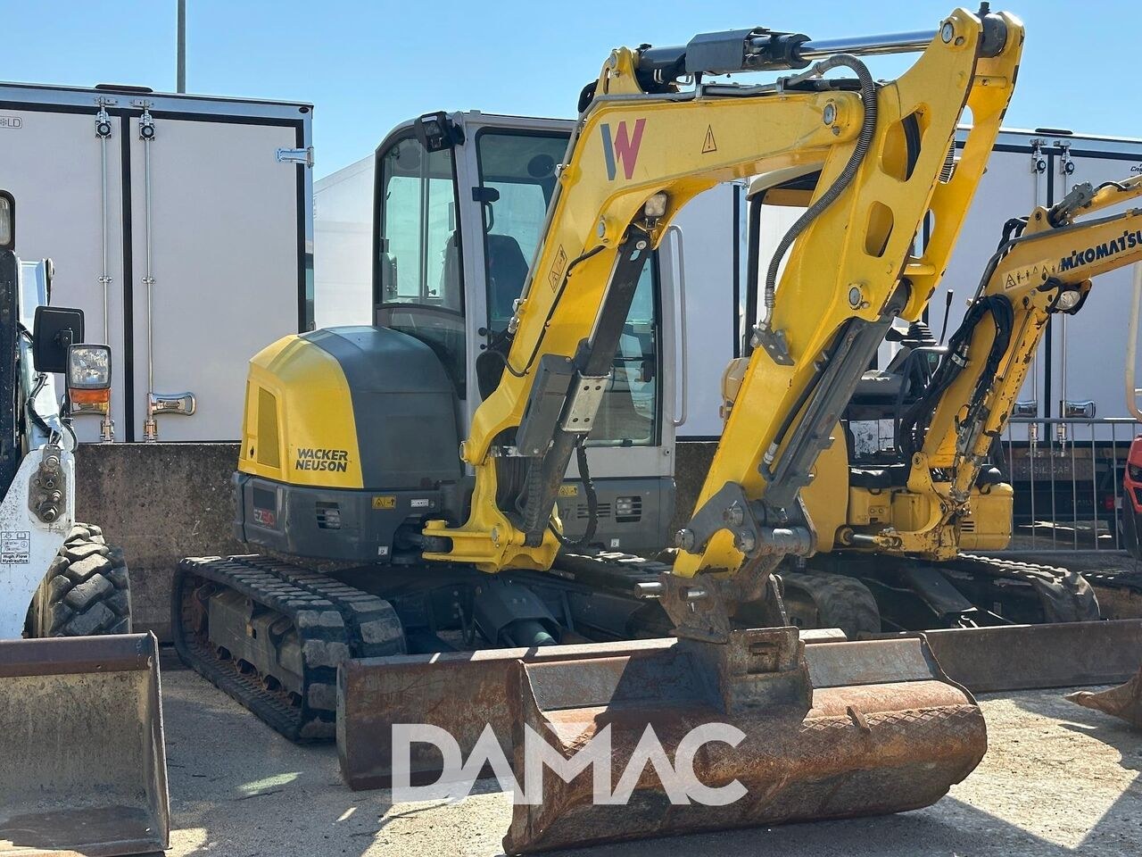 2022 Wacker Neuson EZ50 mini excavator, side view 2022 Wacker Neuson EZ50 mini excavator, side view