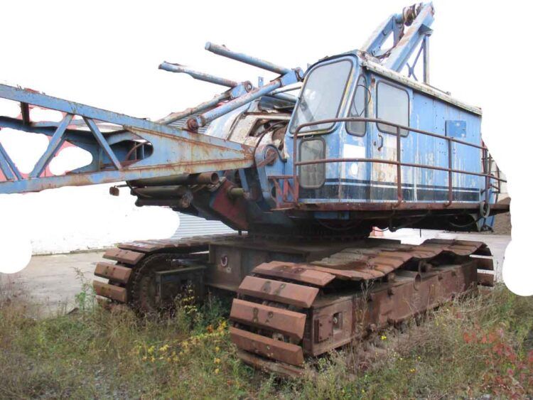 1979 Weserhütte W180 dragline, side view