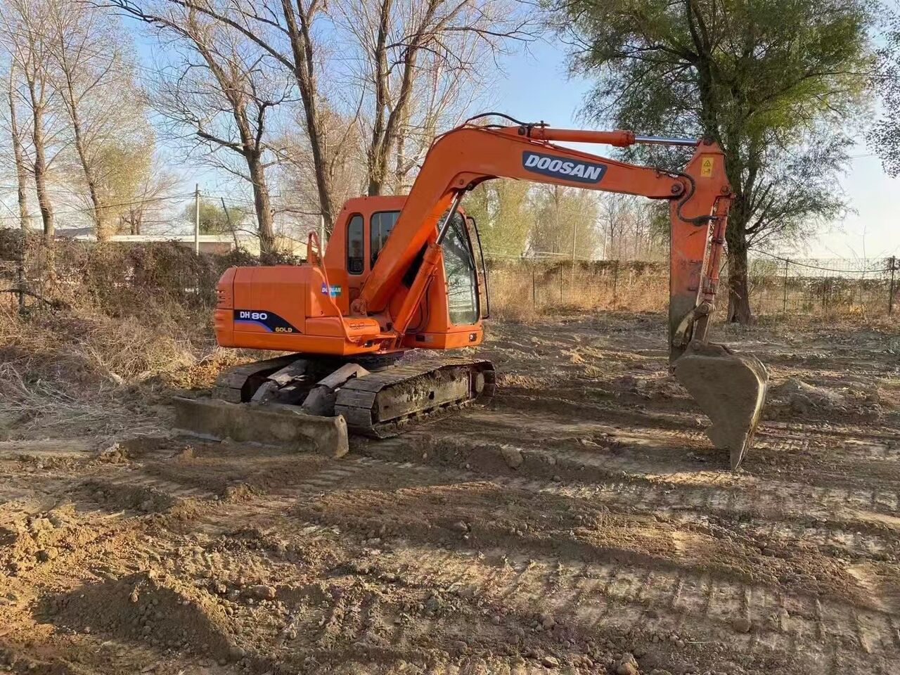 2023 Doosan DH80G mini excavator, side view 2023 Doosan DH80G mini excavator, side view