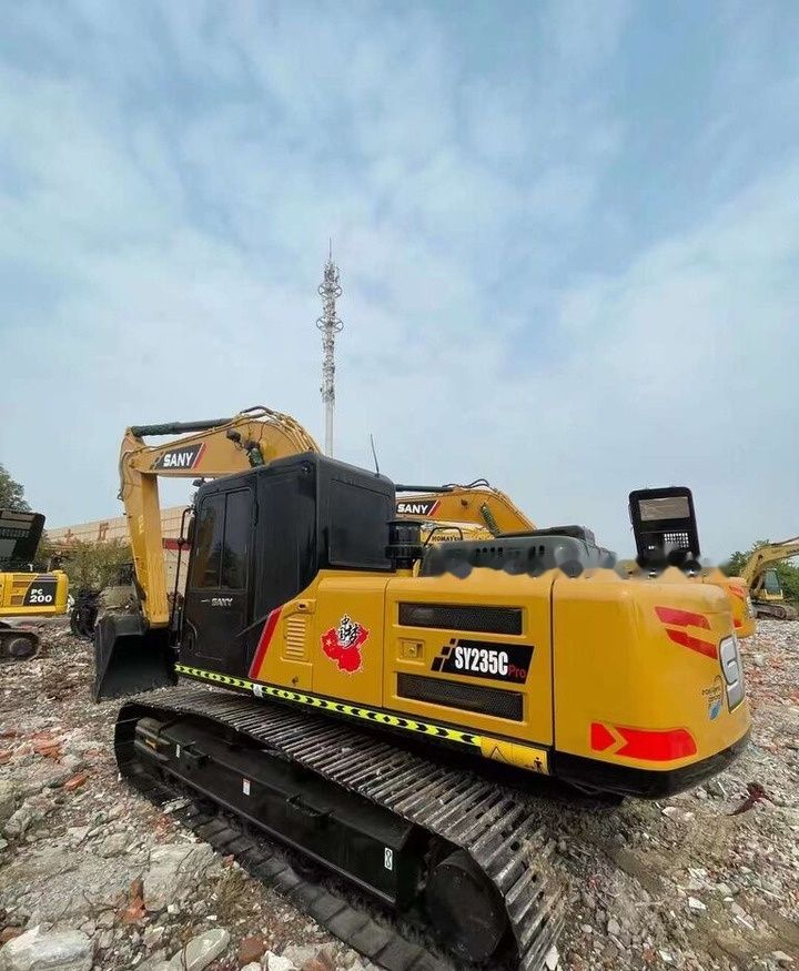 2020 Sany SY235C Pro crawler excavator, rear three-quarter view 2020 Sany SY235C Pro crawler excavator, rear three-quarter view