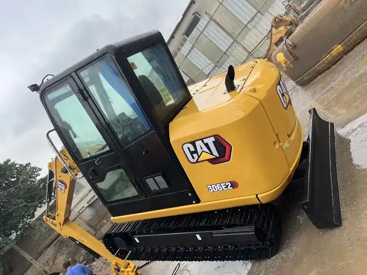 2016 Caterpillar 306E2 crawler excavator, rear three-quarter view 2016 Caterpillar 306E2 crawler excavator, rear three-quarter view