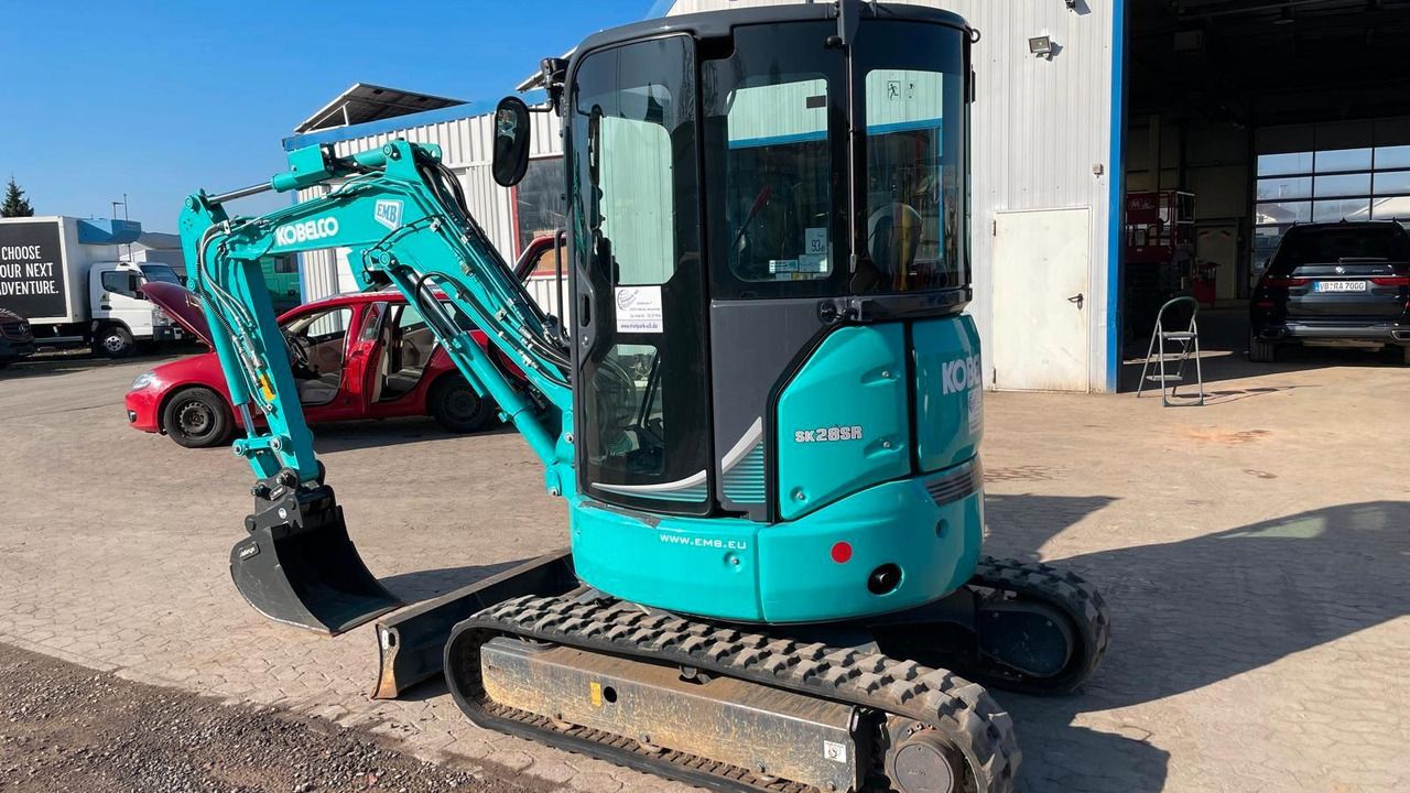 2023 Kobelco SK28SR-6F mini excavator, side view 2023 Kobelco SK28SR-6F mini excavator, side view