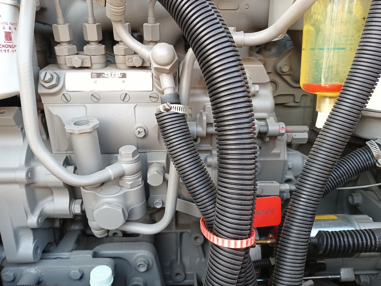 2023 Sany SY75C crawler excavator engine detail