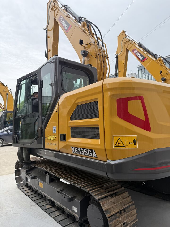 2026 XCMG XE135GA crawler excavator, rear three-quarter view 2026 XCMG XE135GA crawler excavator, rear three-quarter view