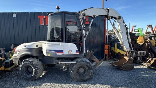 2016 Mecalac NEW 12MTX wheel excavator, side profile view 2016 Mecalac NEW 12MTX wheel excavator, side profile view