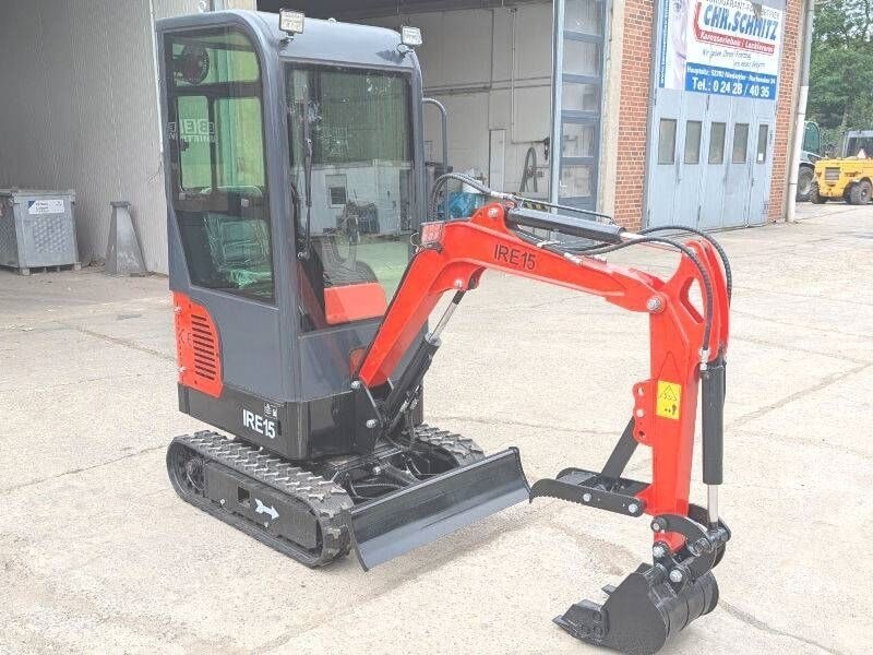 2025 Ingersoll Rand IRE 15 mini excavator, front three-quarter view 2025 Ingersoll Rand IRE 15 mini excavator, front three-quarter view