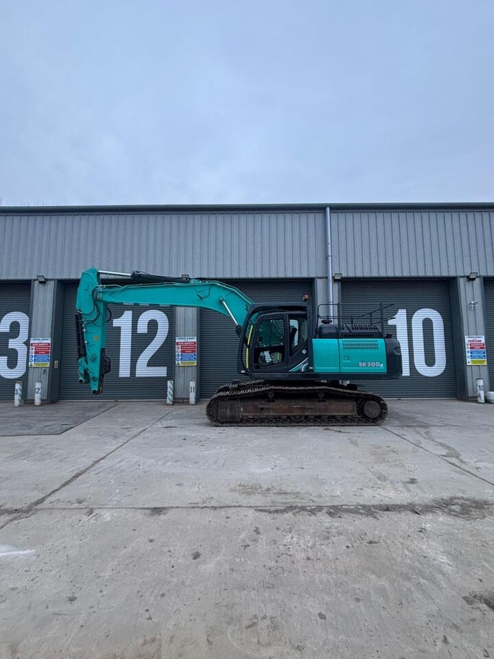 2021 Kobelco SK300LC-10E crawler excavator, side view 2021 Kobelco SK300LC-10E crawler excavator, side view