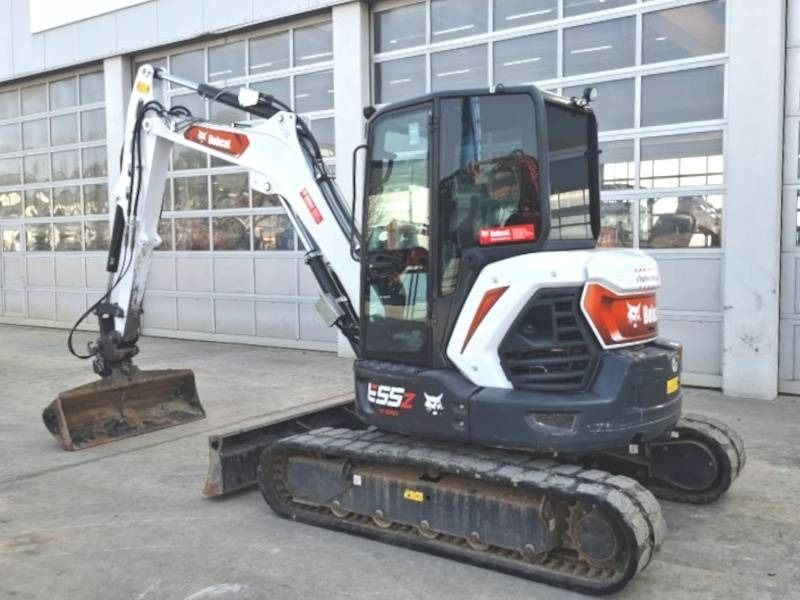 2022 Bobcat E55 Z mini excavator, side view