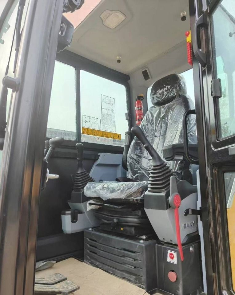 2024 Sany SY55 crawler excavator interior cab view 2024 Sany SY55 crawler excavator interior cab view
