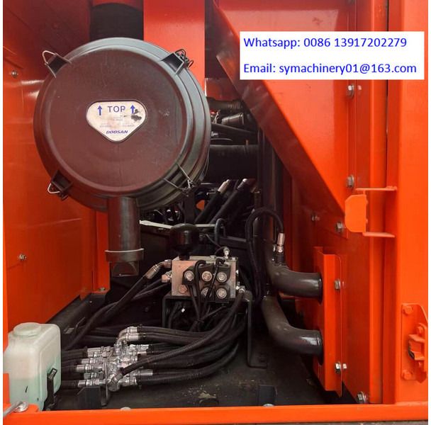 2024 Doosan DX225LC crawler excavator engine compartment view 2024 Doosan DX225LC crawler excavator engine compartment view