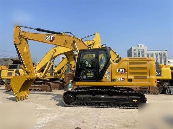 2021 Caterpillar 320GC crawler excavator, side profile view 2021 Caterpillar 320GC crawler excavator, side profile view