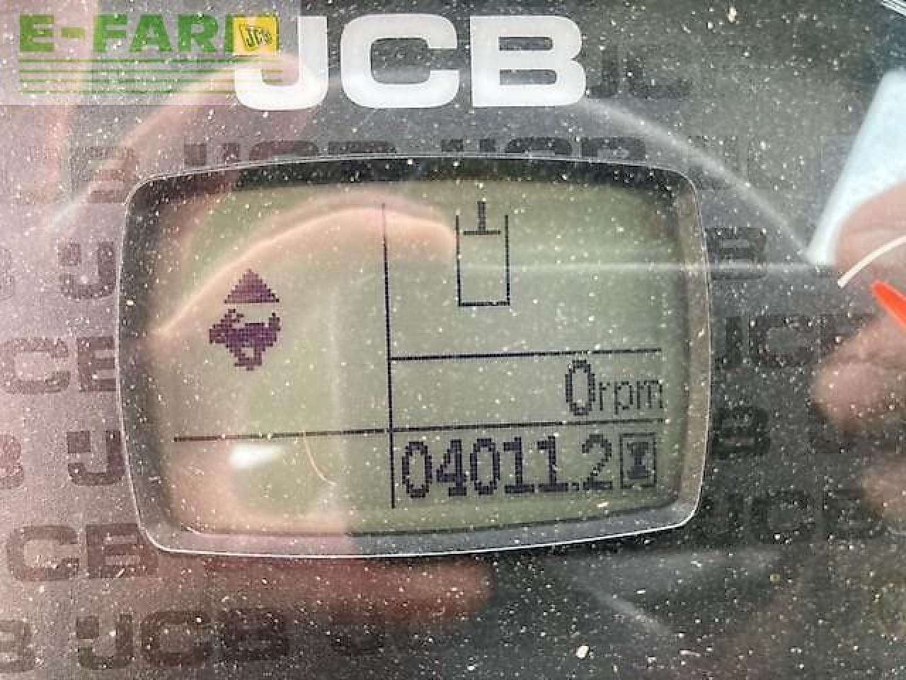2019 JCB 409 Mini Excavator digital instrument cluster view