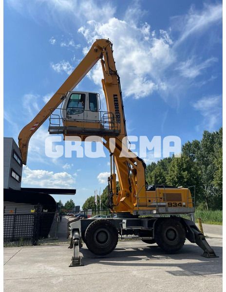 2012 Liebherr A934C LI material handler, side view
