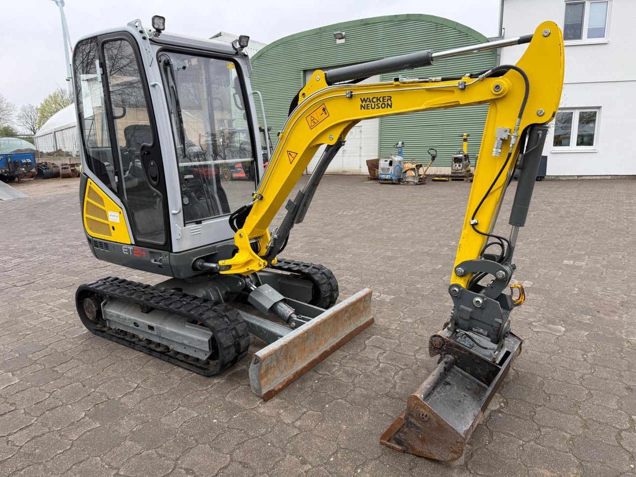 2024 Wacker Neuson ET24 mini excavator, side view 2024 Wacker Neuson ET24 mini excavator, side view