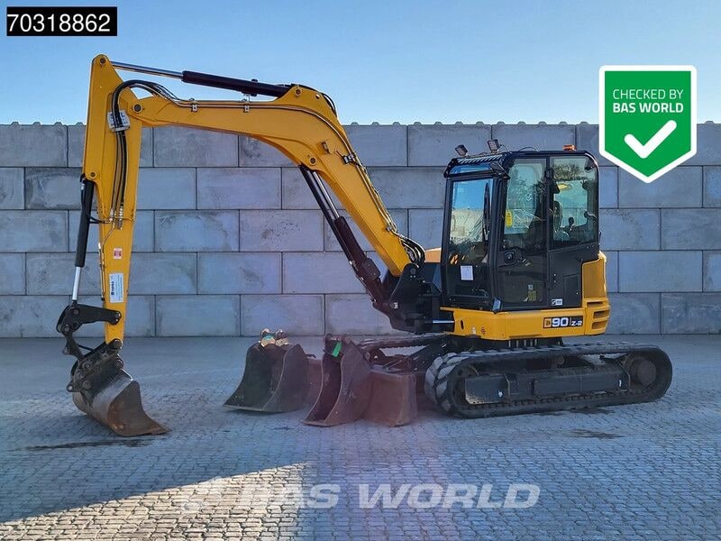 2022 JCB 90Z-2 mini excavator, side profile view 2022 JCB 90Z-2 mini excavator, side profile view