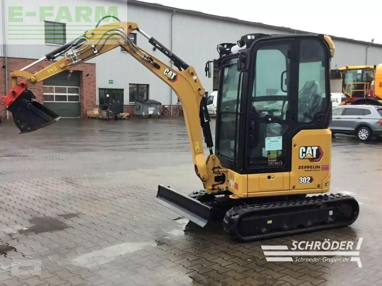 2022 Caterpillar 302CR mini excavator, side view 2022 Caterpillar 302CR mini excavator, side view