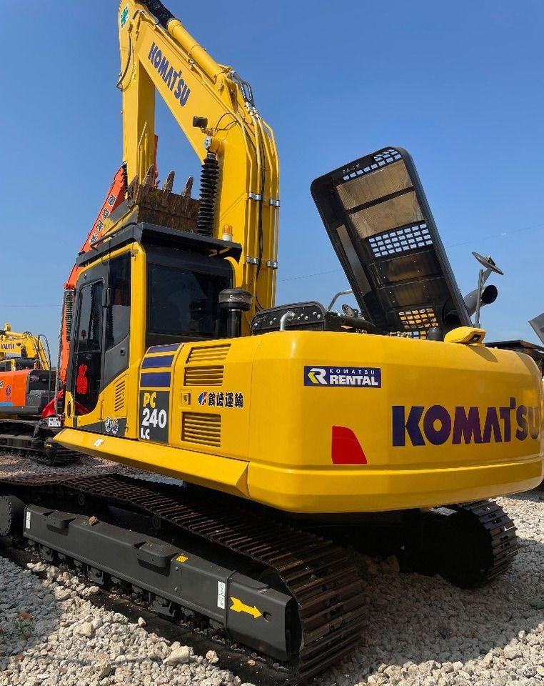 2022 Komatsu PC240LC crawler excavator rear three-quarter view