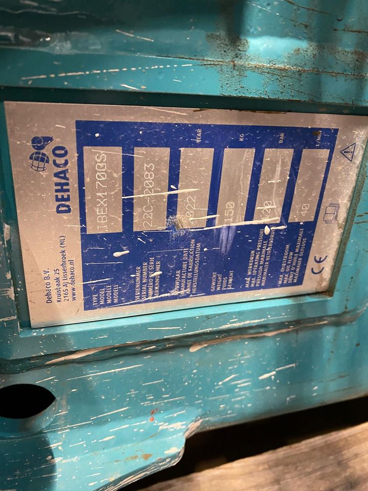 2022 Volvo ECR25D Mini excavator identification plate 2022 Volvo ECR25D Mini excavator identification plate