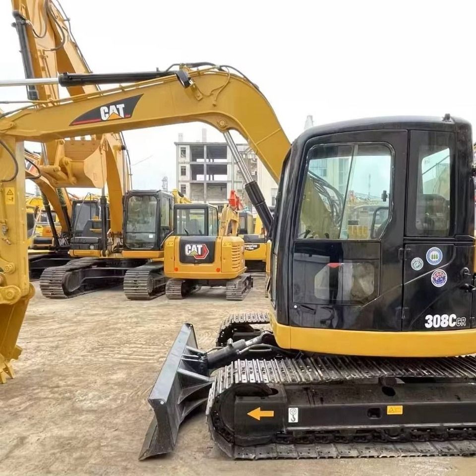 2021 Caterpillar 308CCR mini excavator side view 2021 Caterpillar 308CCR mini excavator side view