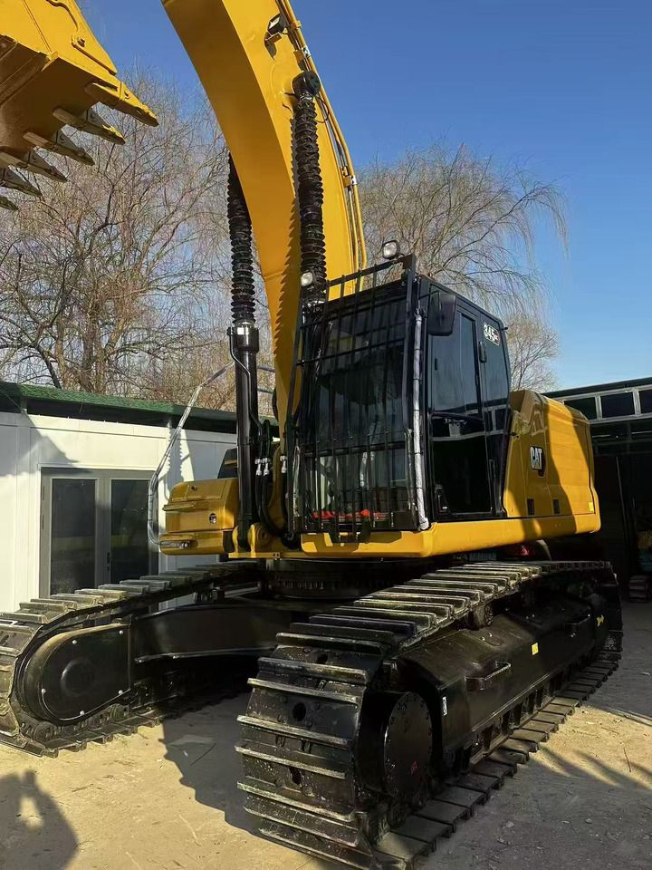 2024 Caterpillar 345GC crawler excavator, front three-quarter view