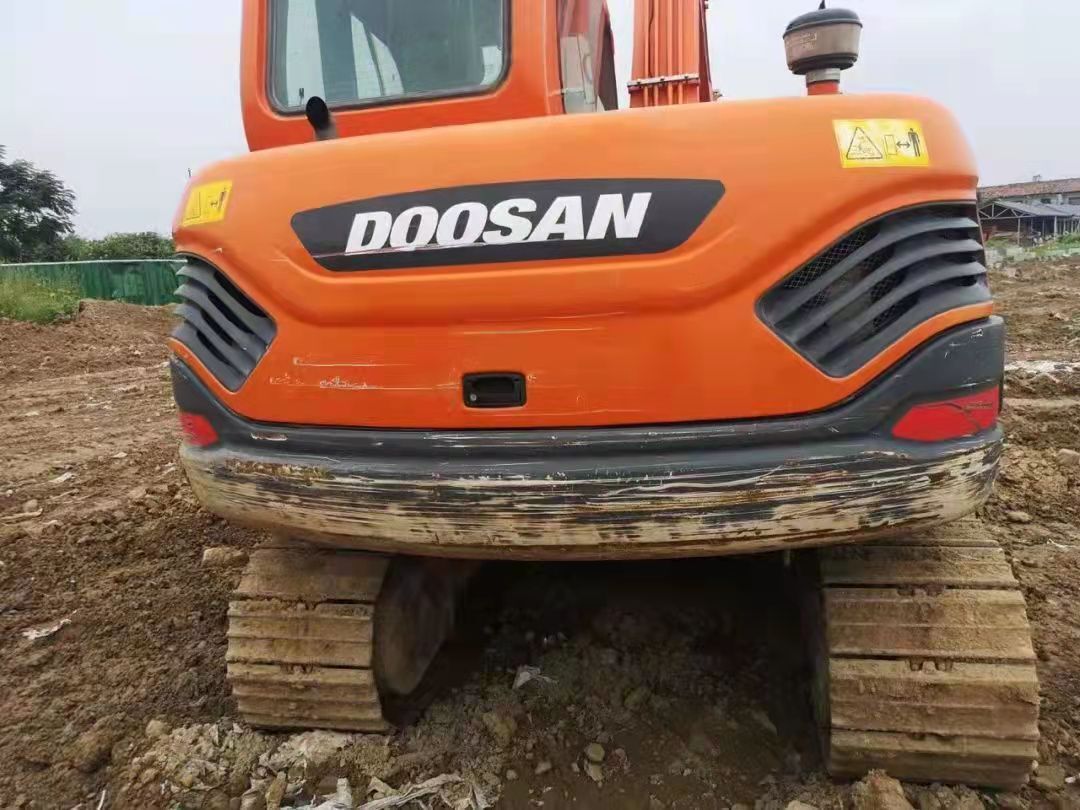 Doosan DX75-9C excavator rear view Doosan DX75-9C excavator rear view