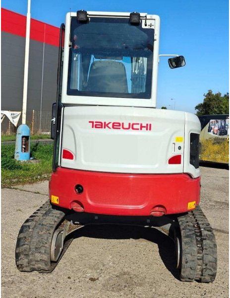 2024 Takeuchi TB 335 R mini excavator rear view 2024 Takeuchi TB 335 R mini excavator rear view