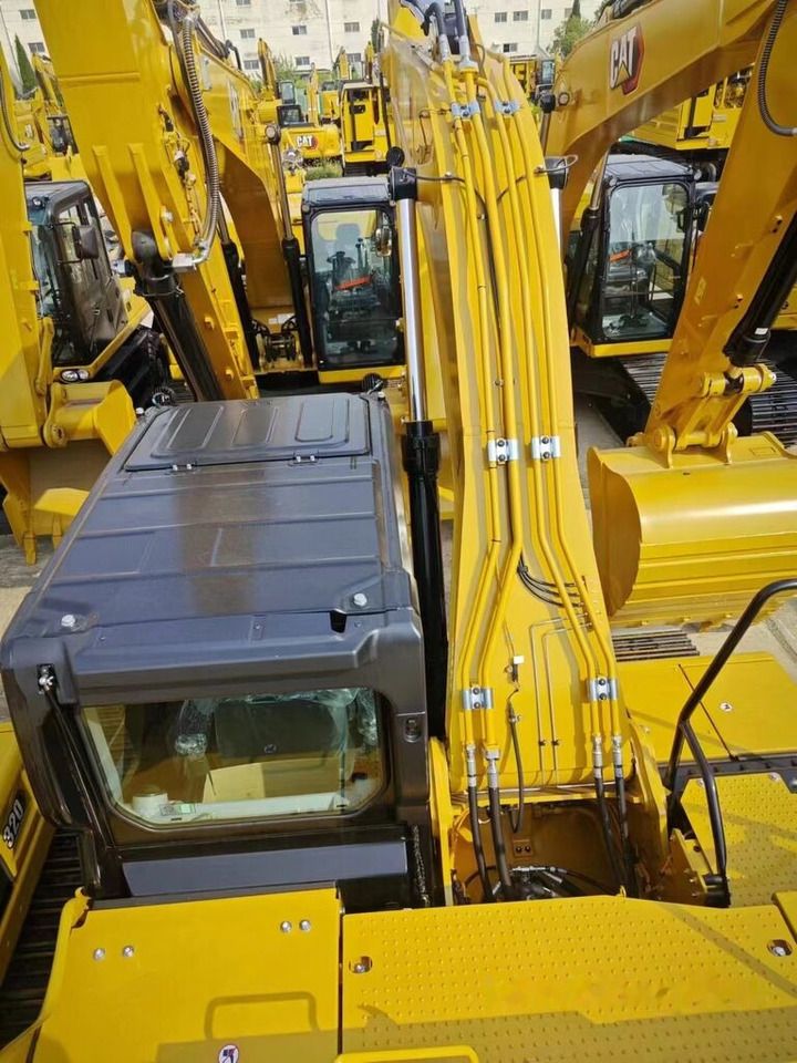 2026 Caterpillar 320GC crawler excavator, high-angle view 2026 Caterpillar 320GC crawler excavator, high-angle view