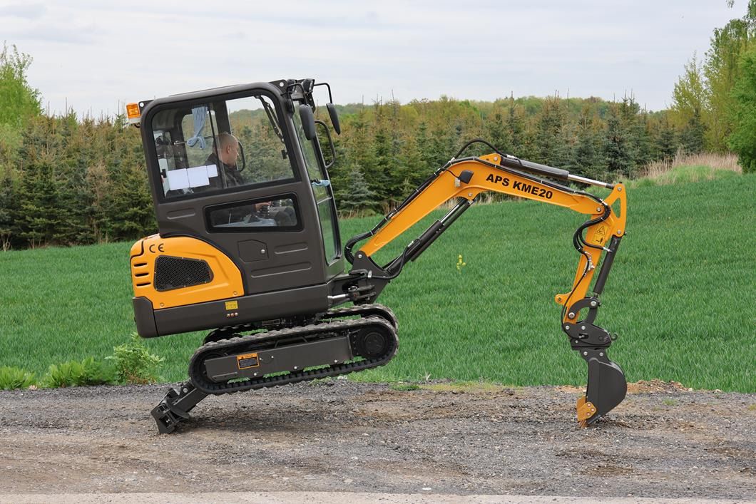 2025 APS KME20 mini excavator side view 2025 APS KME20 mini excavator side view