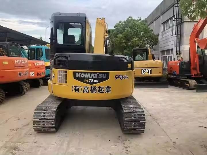2023 Komatsu PC78US-6 mini excavator rear view 2023 Komatsu PC78US-6 mini excavator rear view