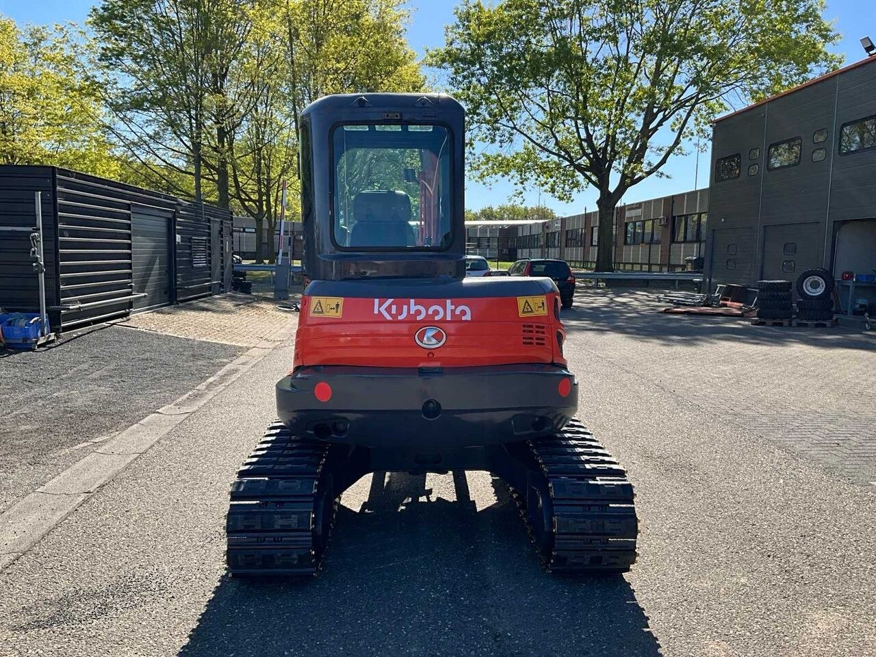 2012 Kubota KX161-3 mini excavator, rear view 2012 Kubota KX161-3 mini excavator, rear view