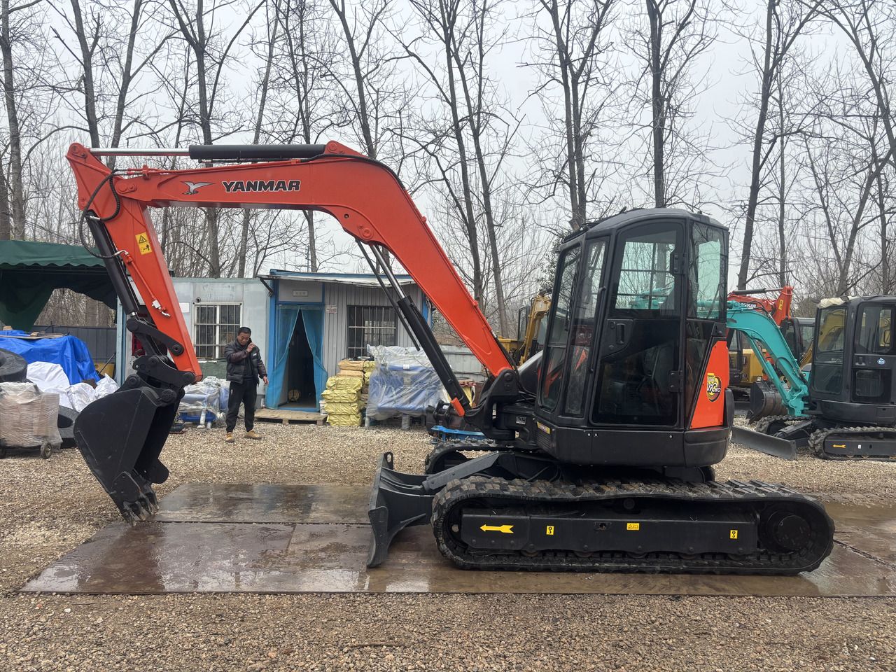 2023 Yanmar VIO80 crawler excavator, side view