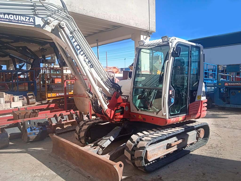 2017 Takeuchi TB290 mini excavator, front three-quarter view 2017 Takeuchi TB290 mini excavator, front three-quarter view