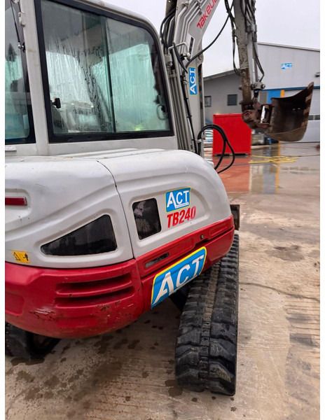 2017 Takeuchi TB240 mini excavator rear view 2017 Takeuchi TB240 mini excavator rear view
