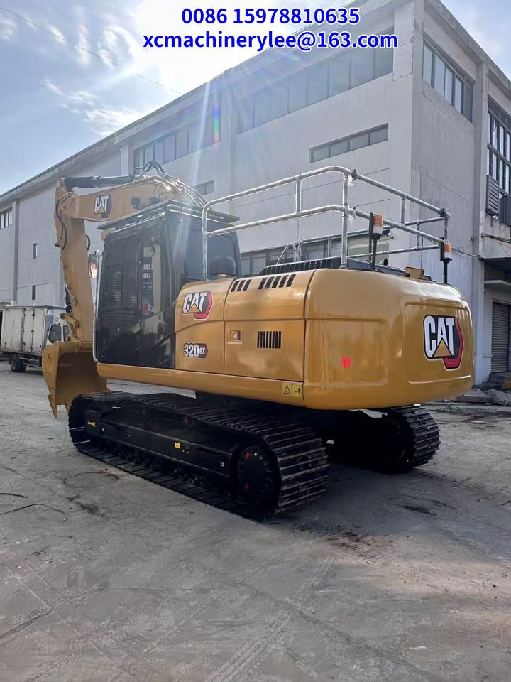 2024 Caterpillar 320GX crawler excavator, rear three-quarter view 2024 Caterpillar 320GX crawler excavator, rear three-quarter view