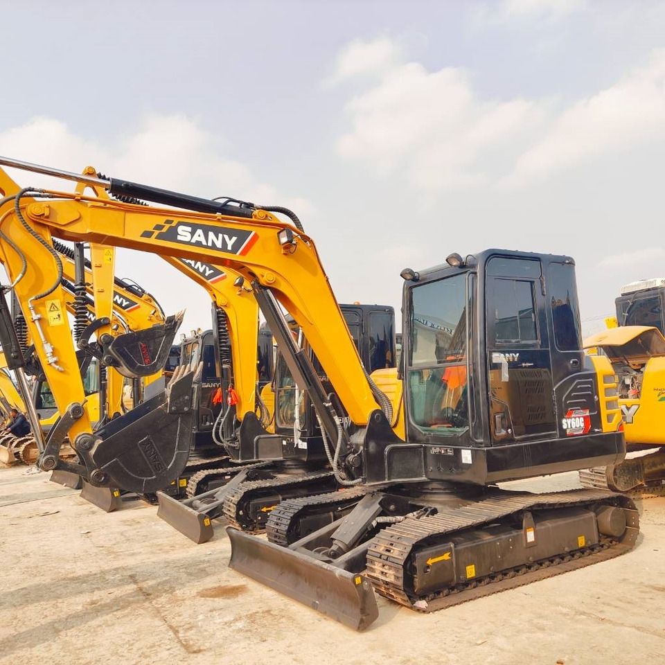 2024 Sany SY60C mini excavator, side profile view 2024 Sany SY60C mini excavator, side profile view